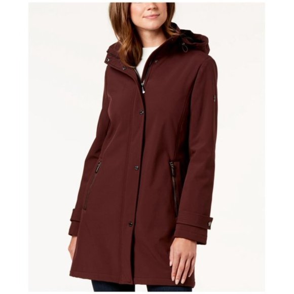 Calvin Klein Jackets & Blazers - Calvin Klein Maroon Rain Coat